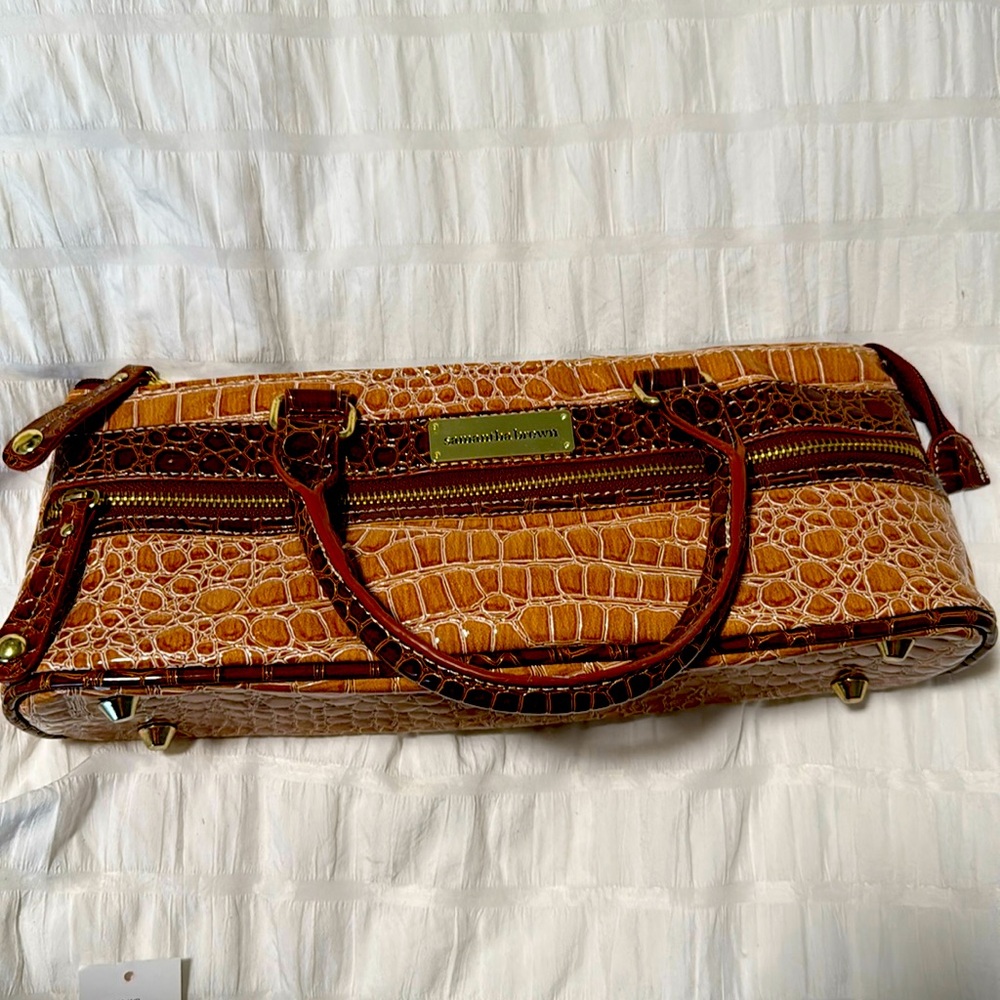 NWT Samantha Brown insulated purse in Caramel Camel color